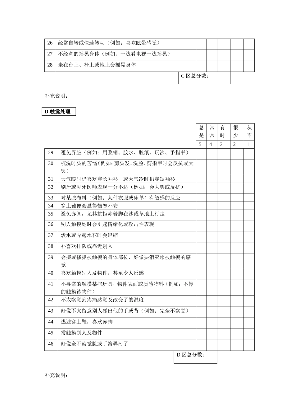 感觉统合筛选鉴别的核心特征_第3页