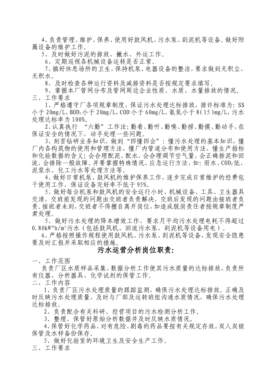 公司运营部员工岗位职责_第2页