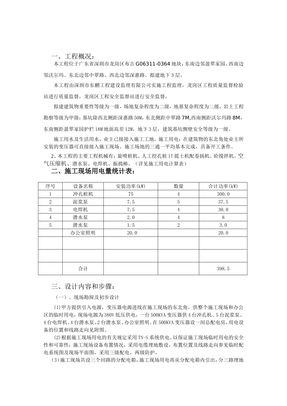 施工组织设计（专项施工方案）报审表_第3页