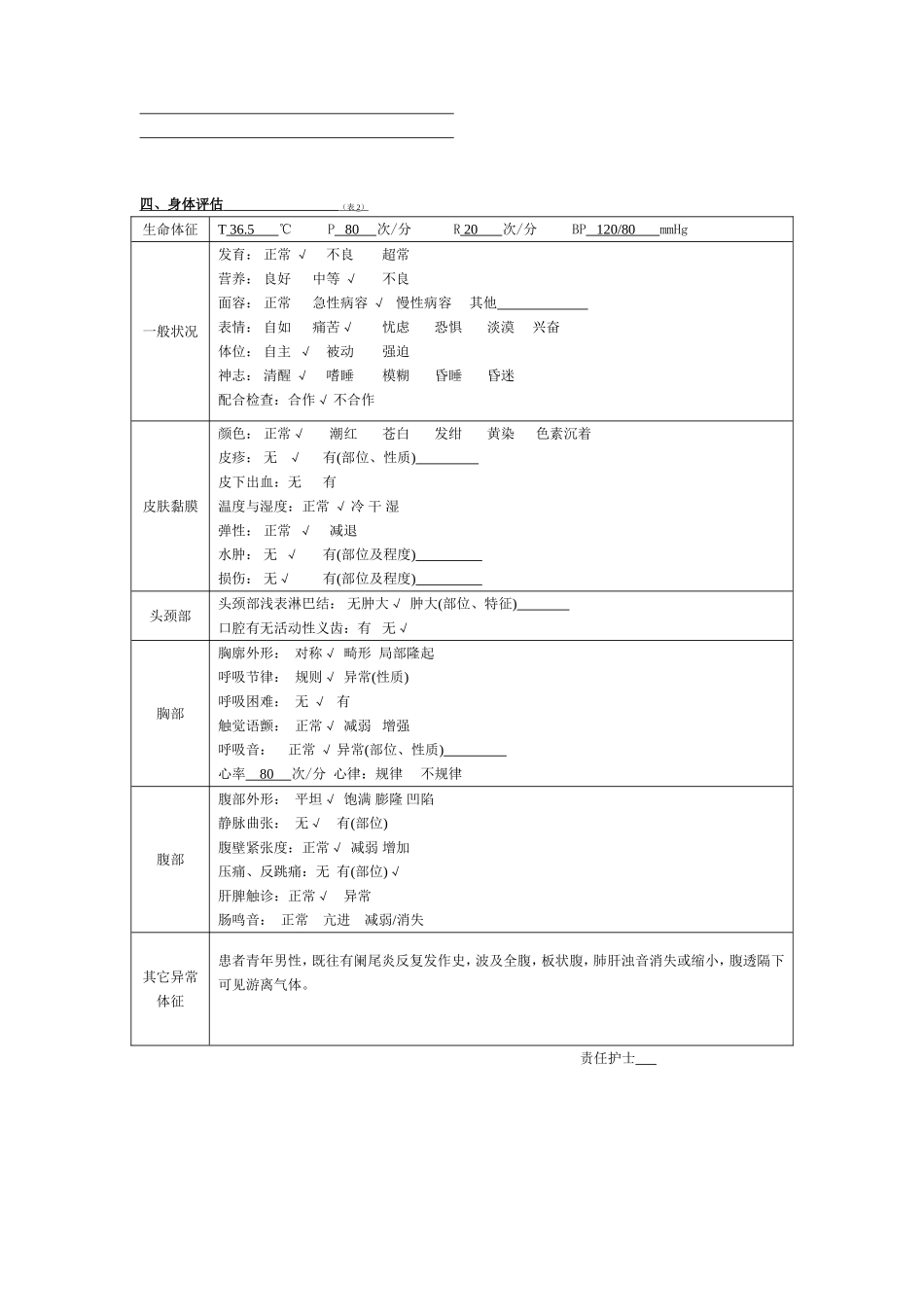 护理辅下疼痛病历_第2页
