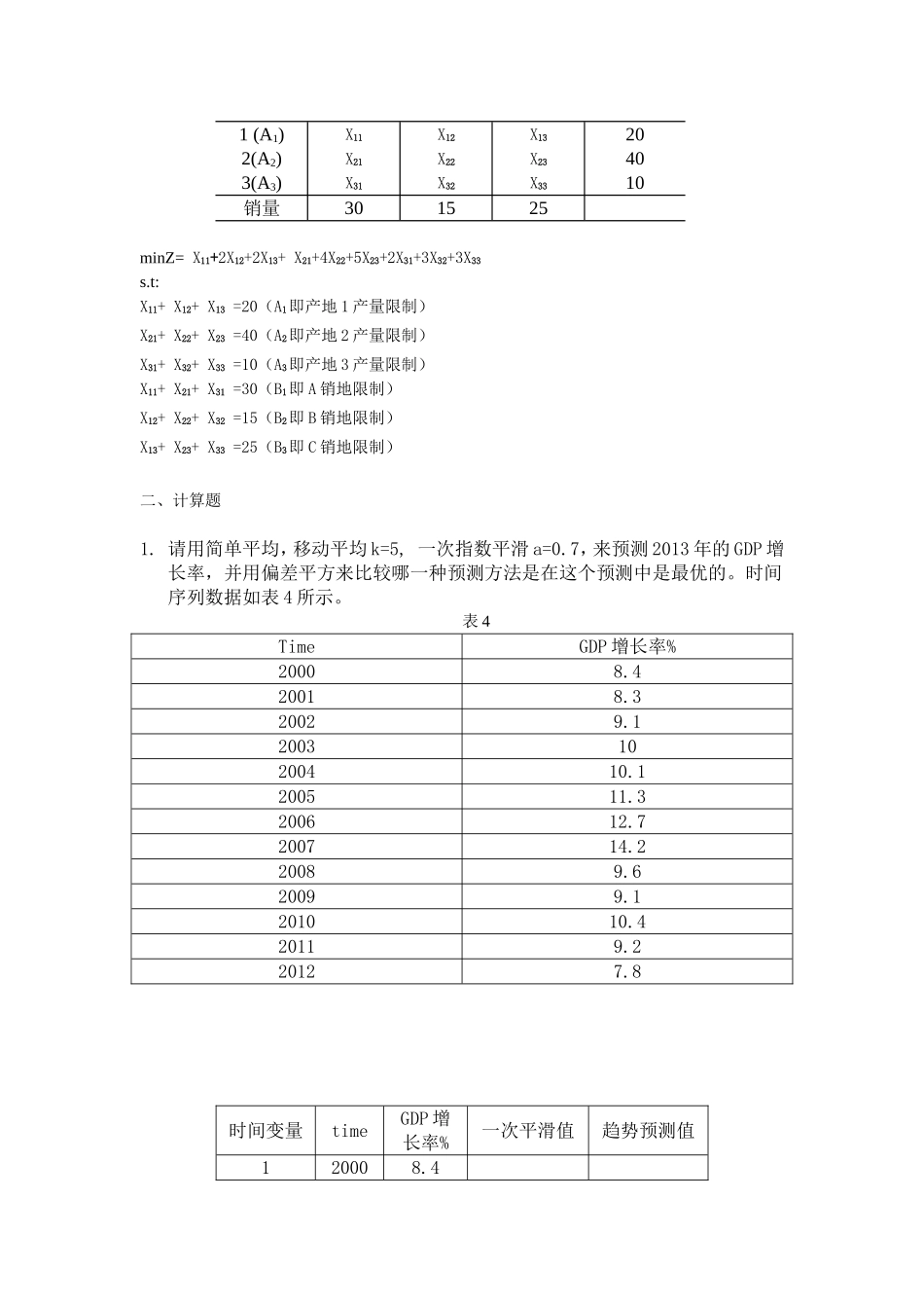 建立一个满足上述要求的整数规划的模型_第3页