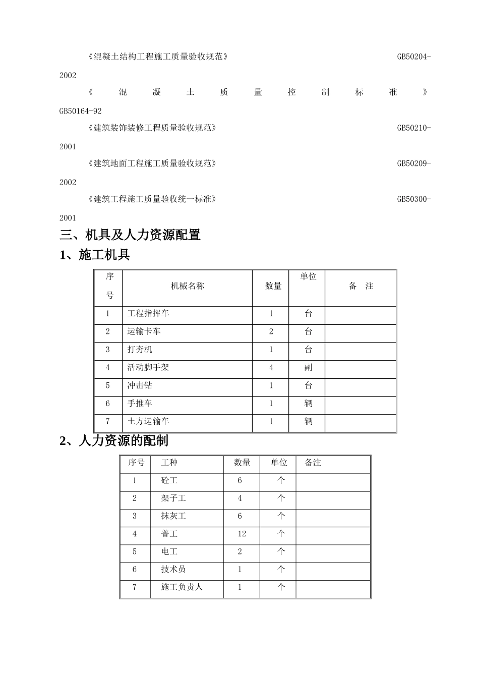 县站大门电动伸缩门一部，建设门卫综合值班室一座，以及配套的电气、建筑、装饰工程施工组织设计_第2页