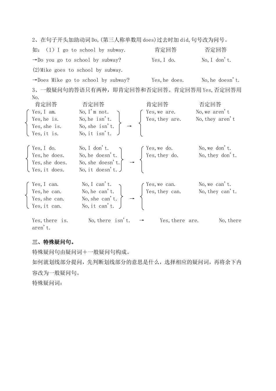 六年级英语复习题 句型转换专项训练_第2页