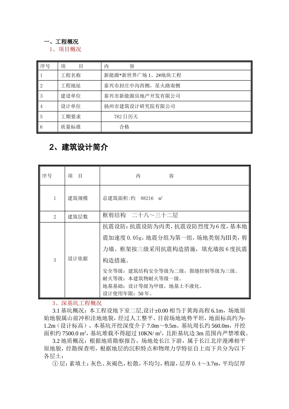 新世界广场1#、2#地块深基坑安全专项施工方案_第3页