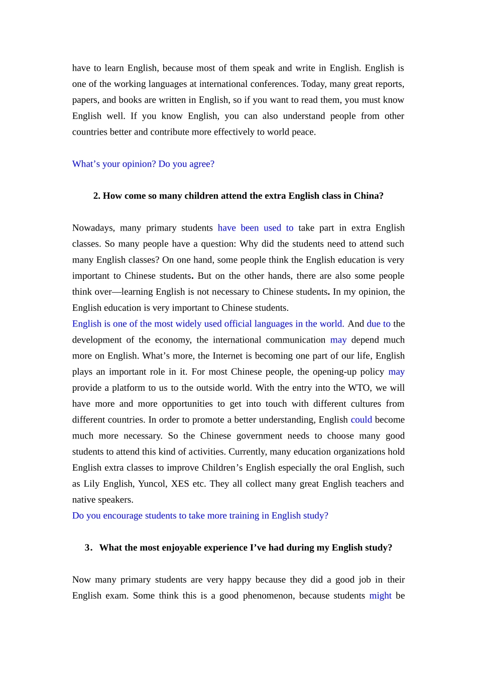 浅谈我对英语的理解 英语学专业_第2页