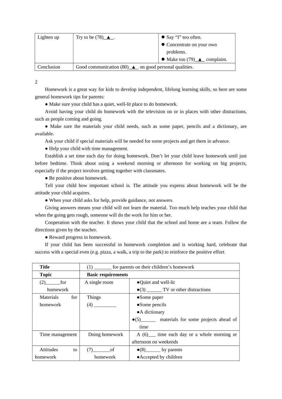 任务型英语阅读理解十篇_第2页