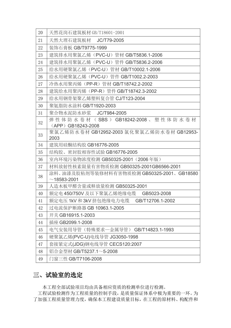 市地铁横岗车辆段上盖保障性住房及相关配套项目（一期）施工总承包工程试验检验计划_第3页