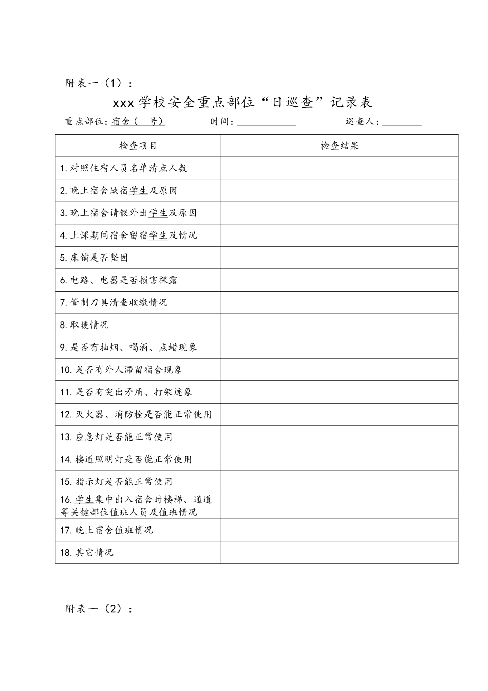 学校安全台账建立内容及要求_第2页