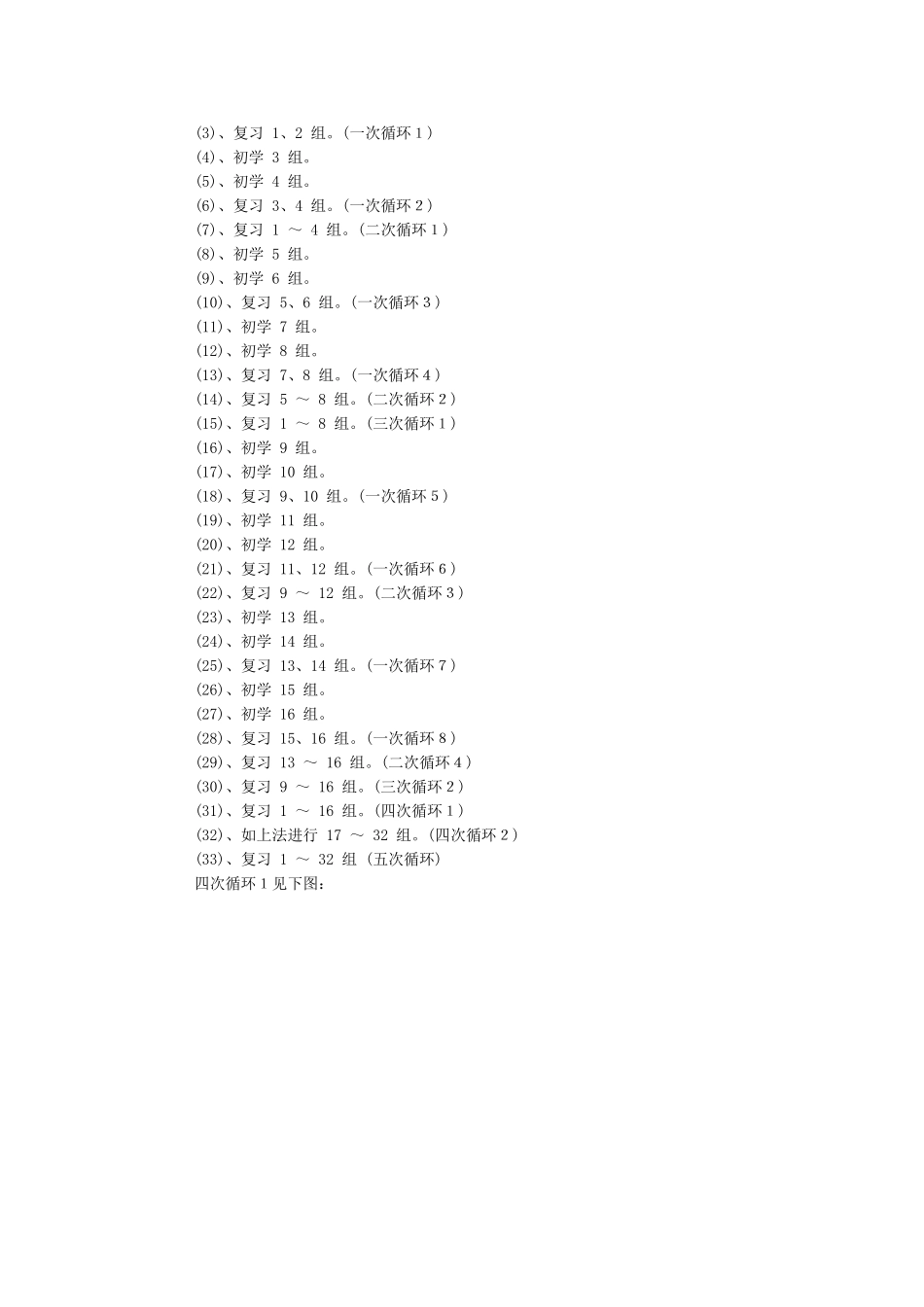 英语常用词循环记忆法_第2页