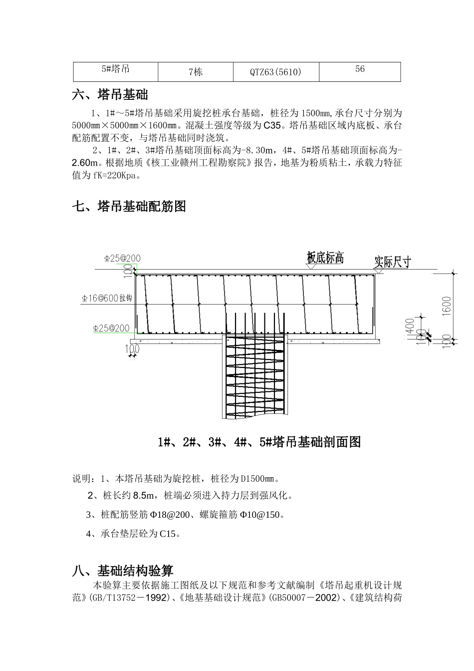 房地产工程1#～5#塔吊基础施工方案_第3页