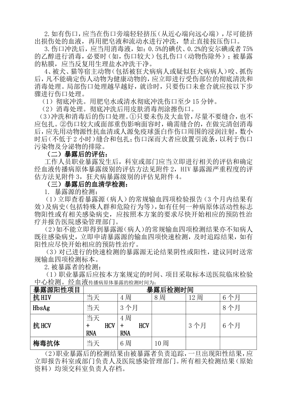 职业暴露处理方案_第2页