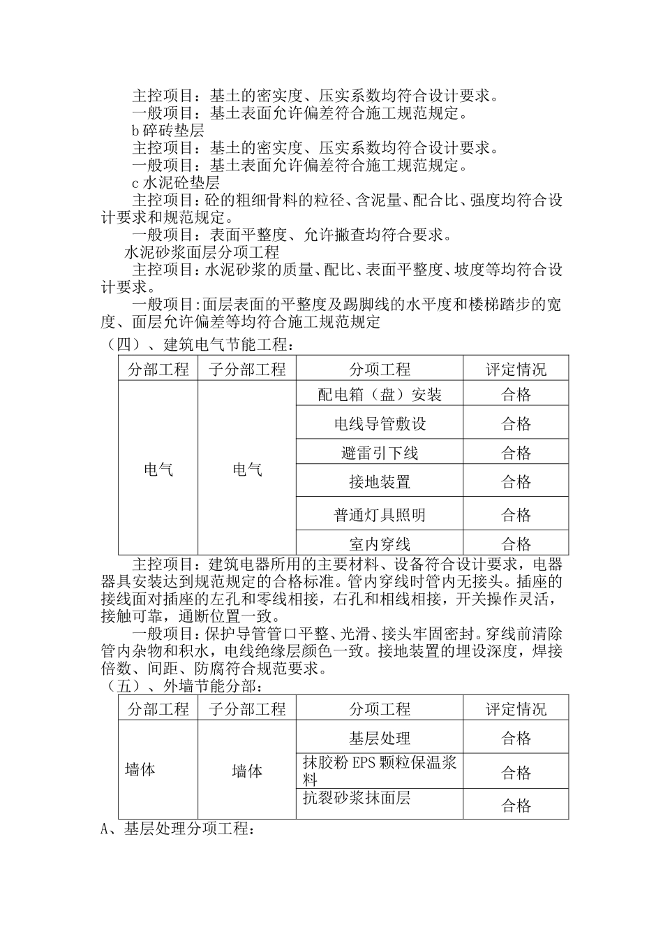 住宅建筑节能分部工程自评报告_第3页