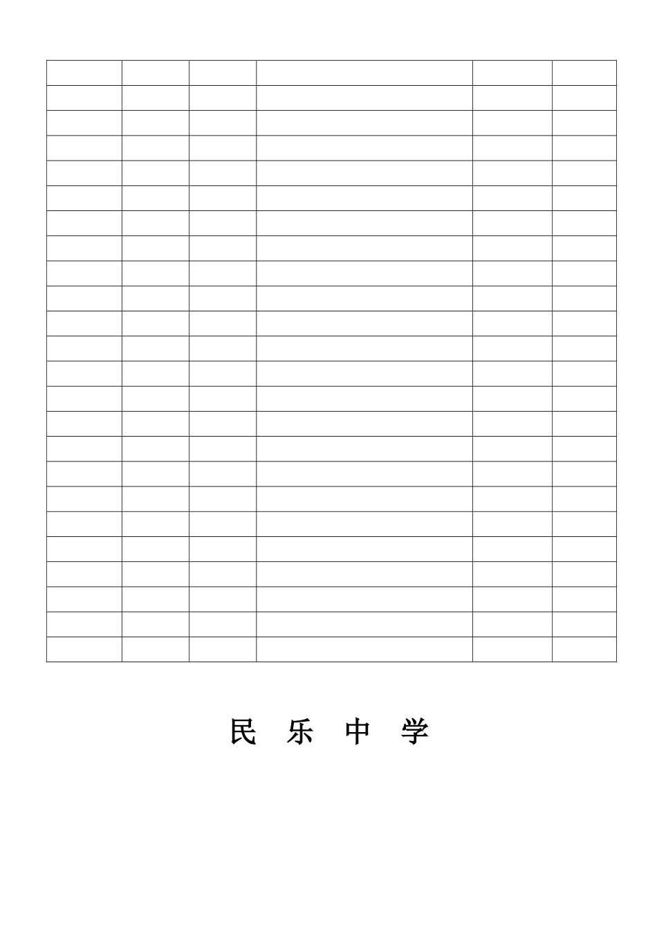 中学生物实验室使用情况登记表_第2页