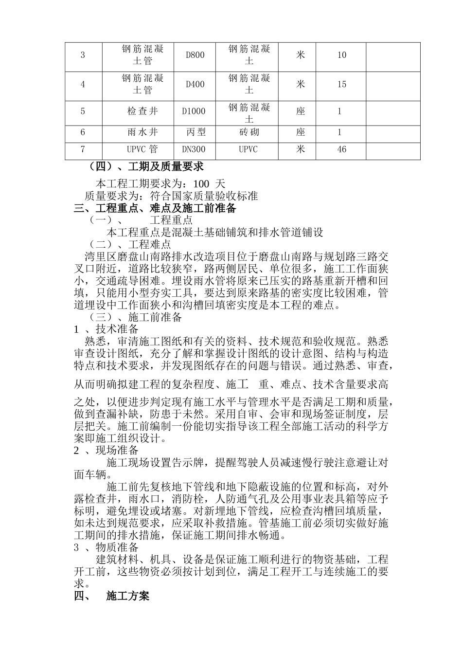 盘山南路排水改造项目施工组织设计_第3页