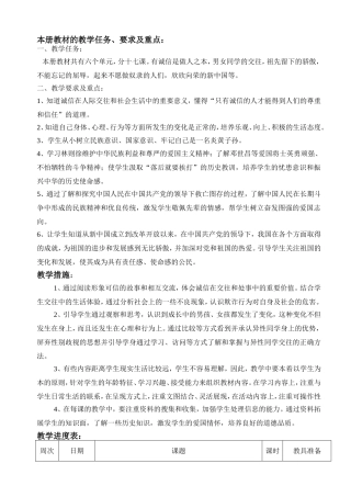 诚信在人际交往和社会生活中的重要意义