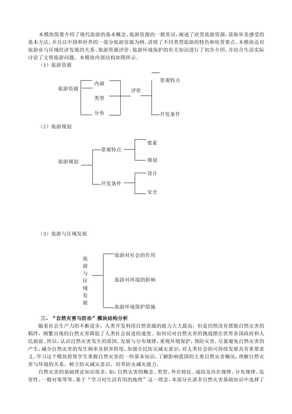 高中地理选修课程教学指导意见_第2页