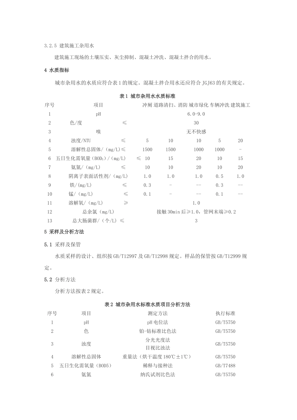 城市污水再生利用城市杂用水水质_第3页