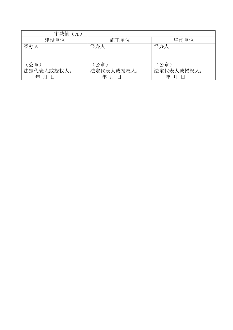 工程造价咨询核定总表_第2页