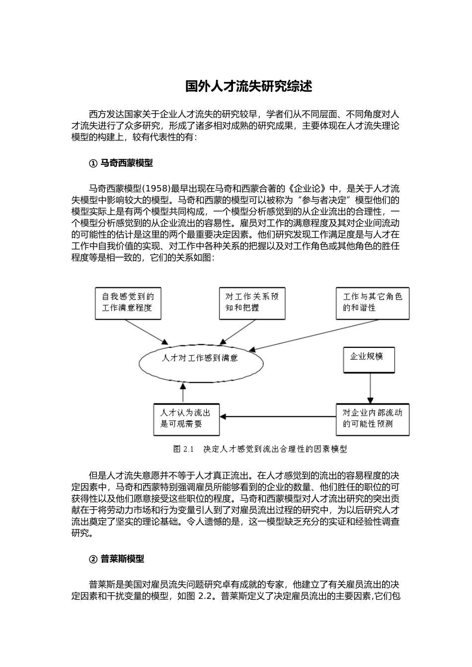 国外人才流失研究综述_第1页