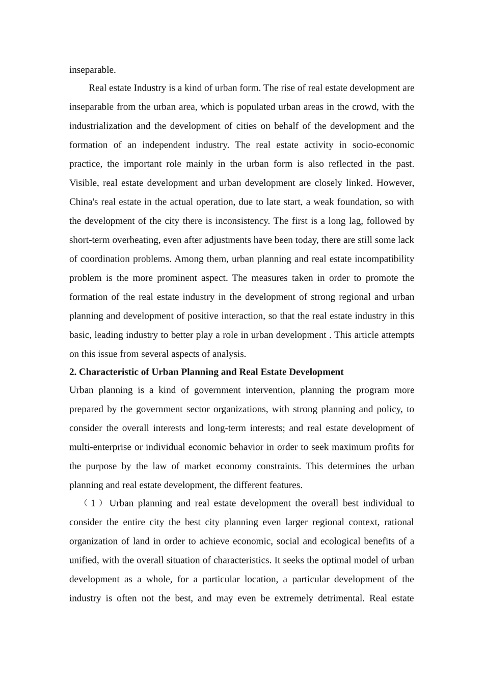 房地产开发与城市规划相互作用机理研究 外文翻译资料_第2页