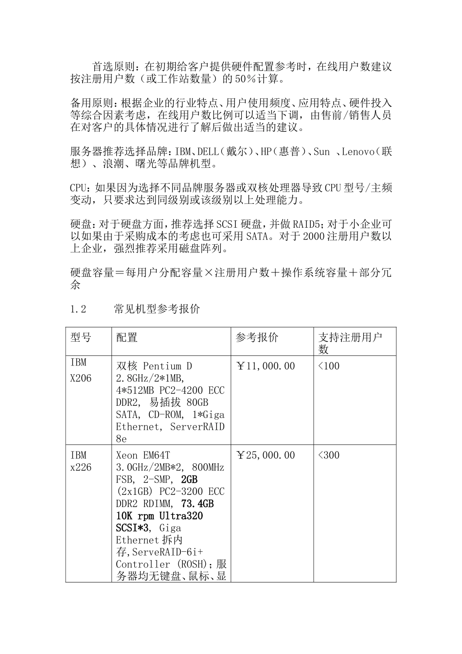 服务器配置方案_第2页