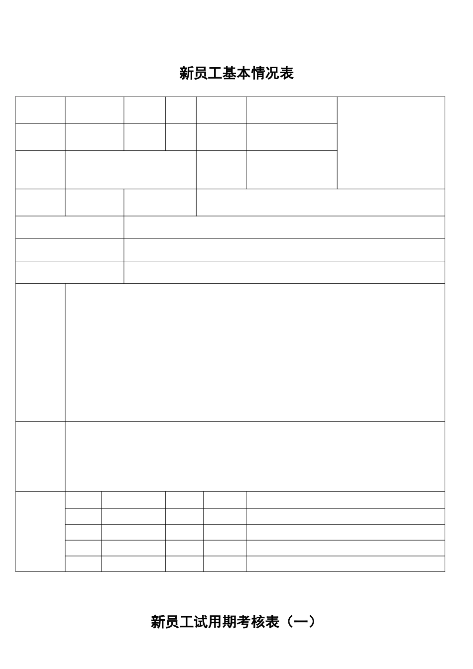 新员工基本情况表_第1页
