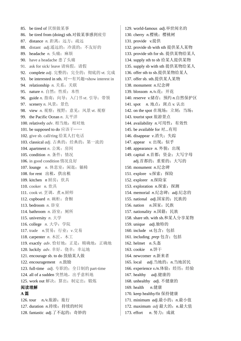 全国英语高考词汇_第2页