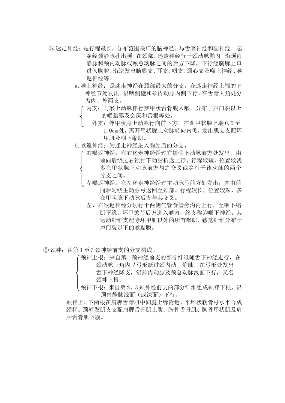 总结颈部神经和血管的一般情况_第2页