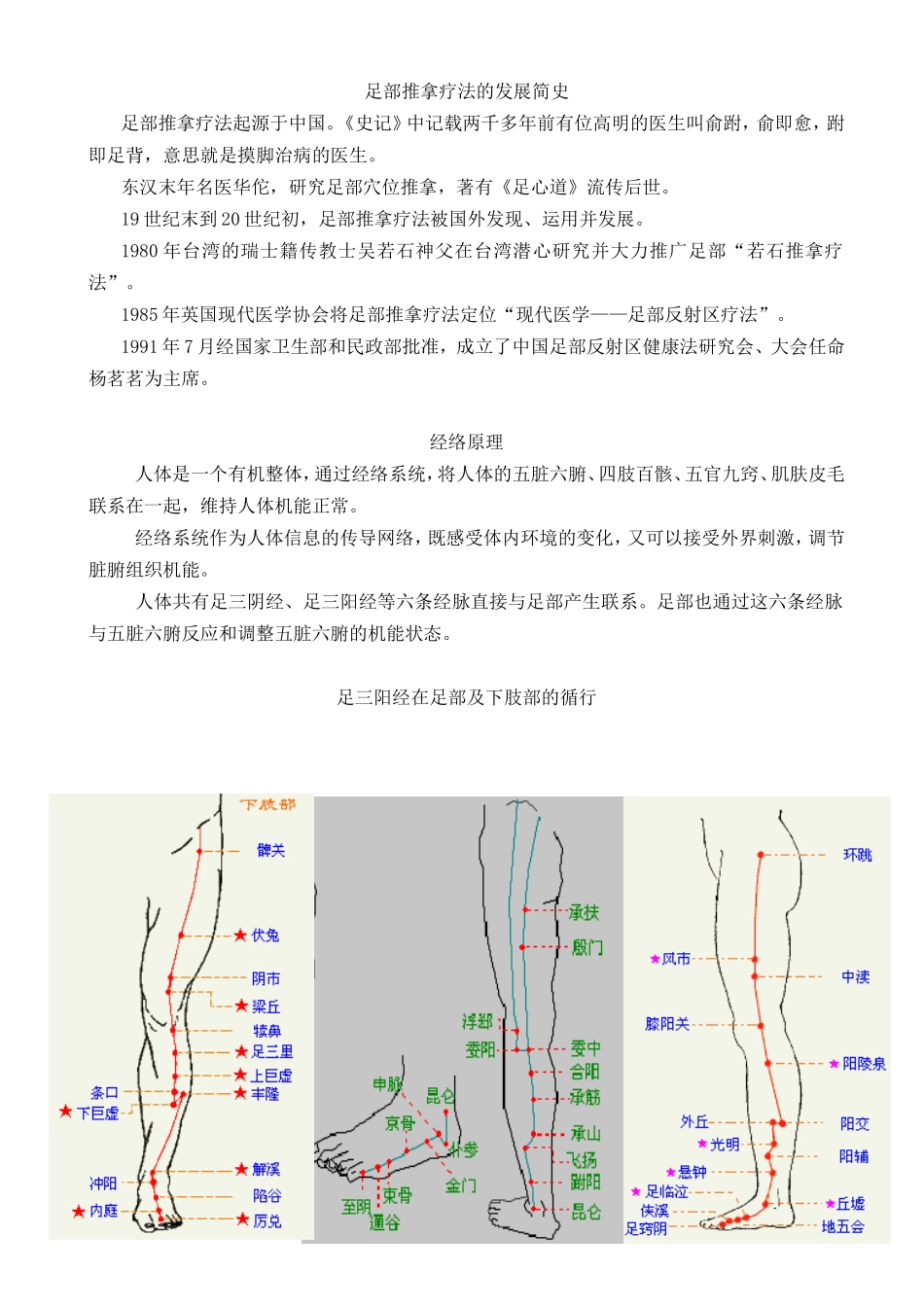 足部推拿疗法的发展简史_第1页