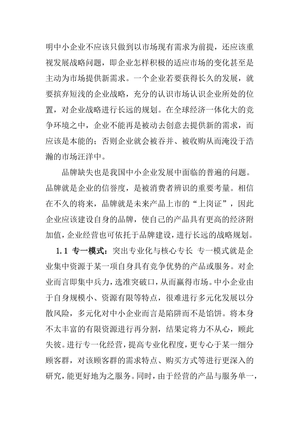 中小企业经营战略模式研究_第3页