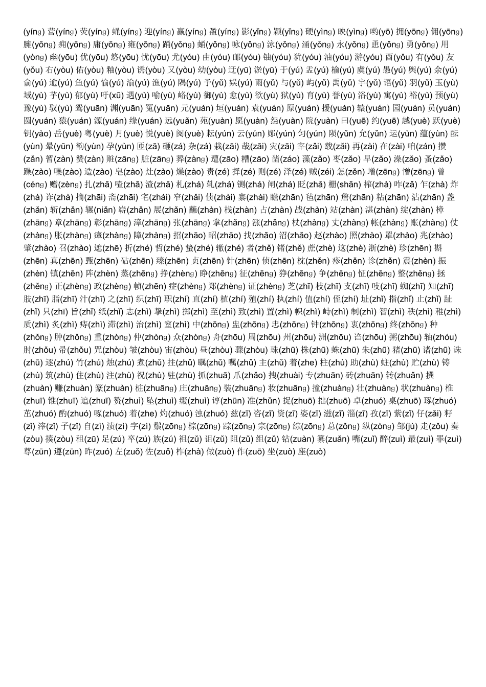 中学生必须掌握的3500个常用汉字_第2页