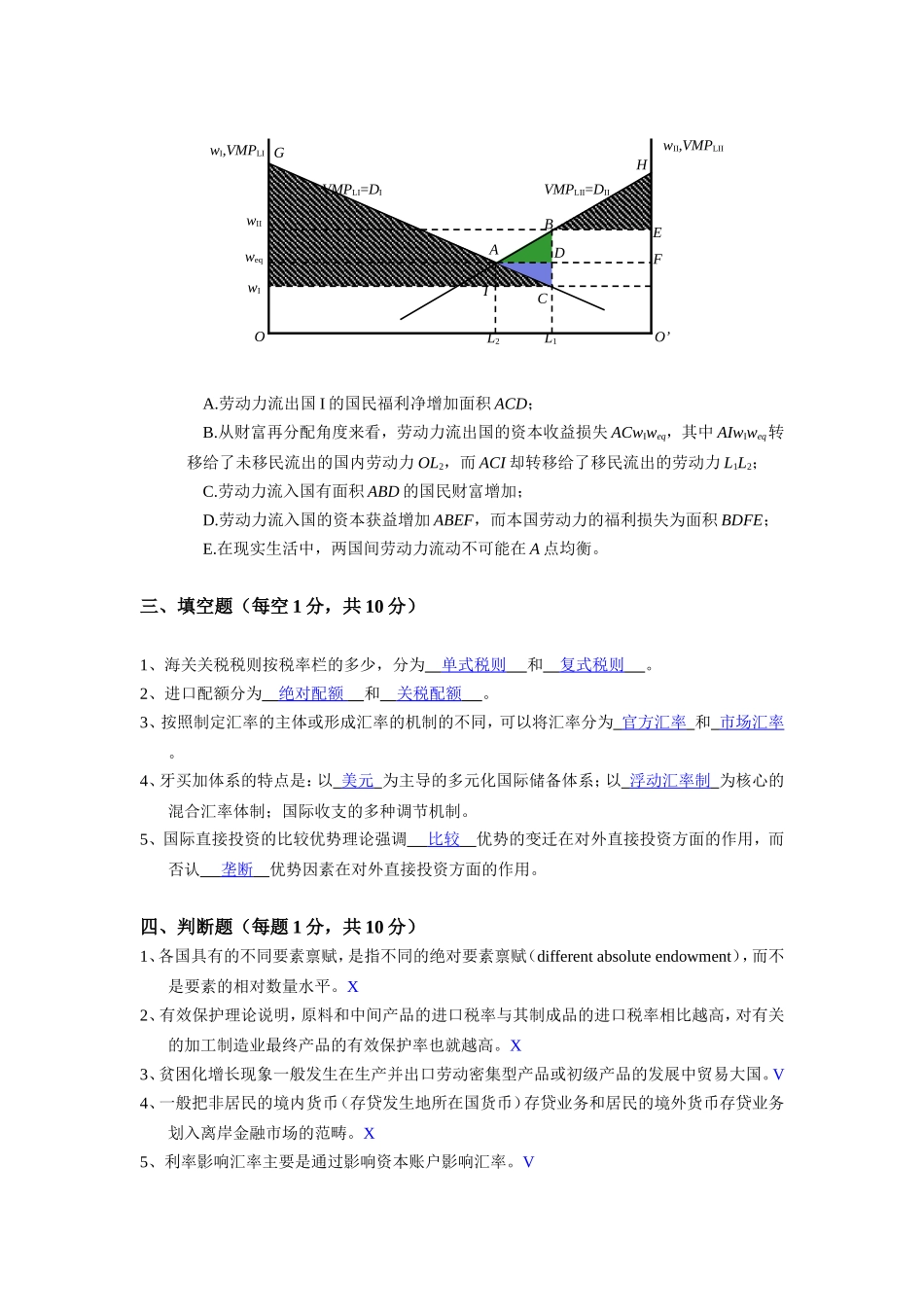 税务学课程第四阶段（综合模拟考试）_第3页
