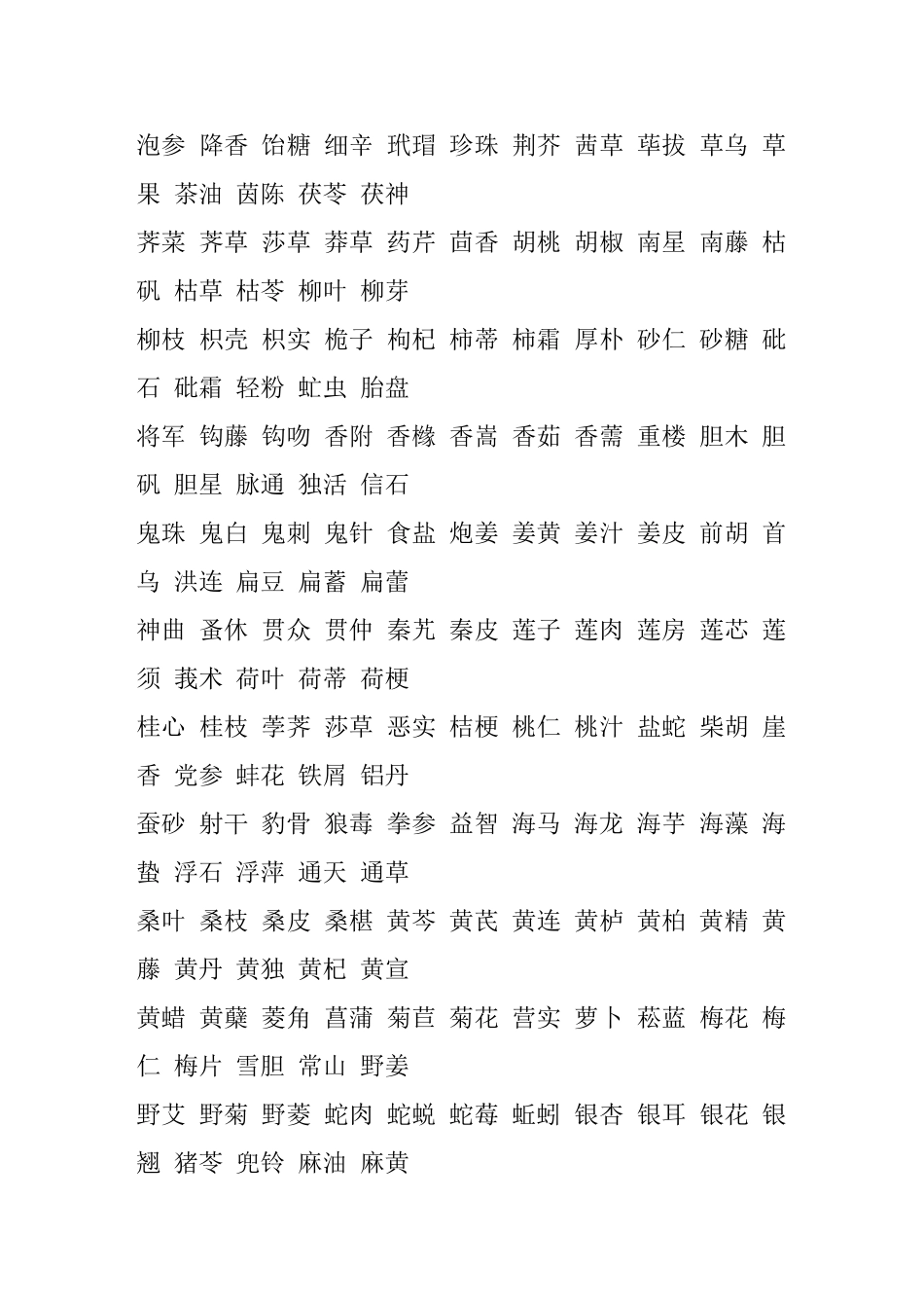 中药名称大全_第3页