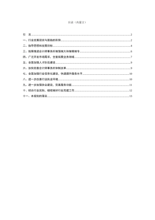 自治区注册会计师行业发展规划
