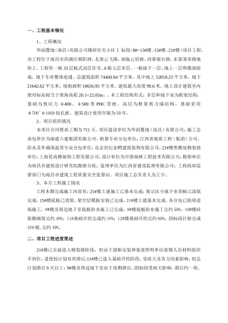 置地（南昌）有限公司监理月报