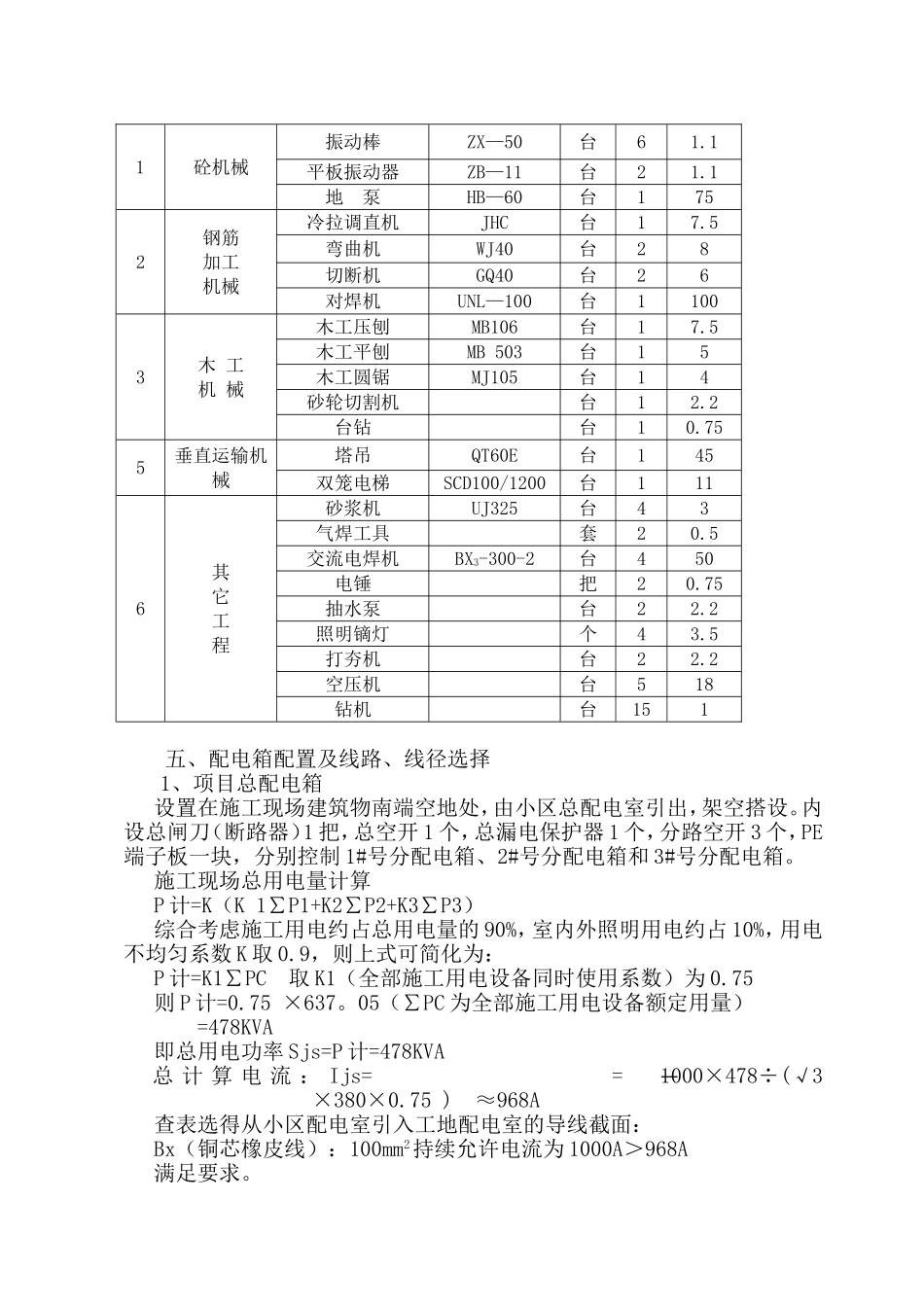 施工临时用电施工方案_第2页