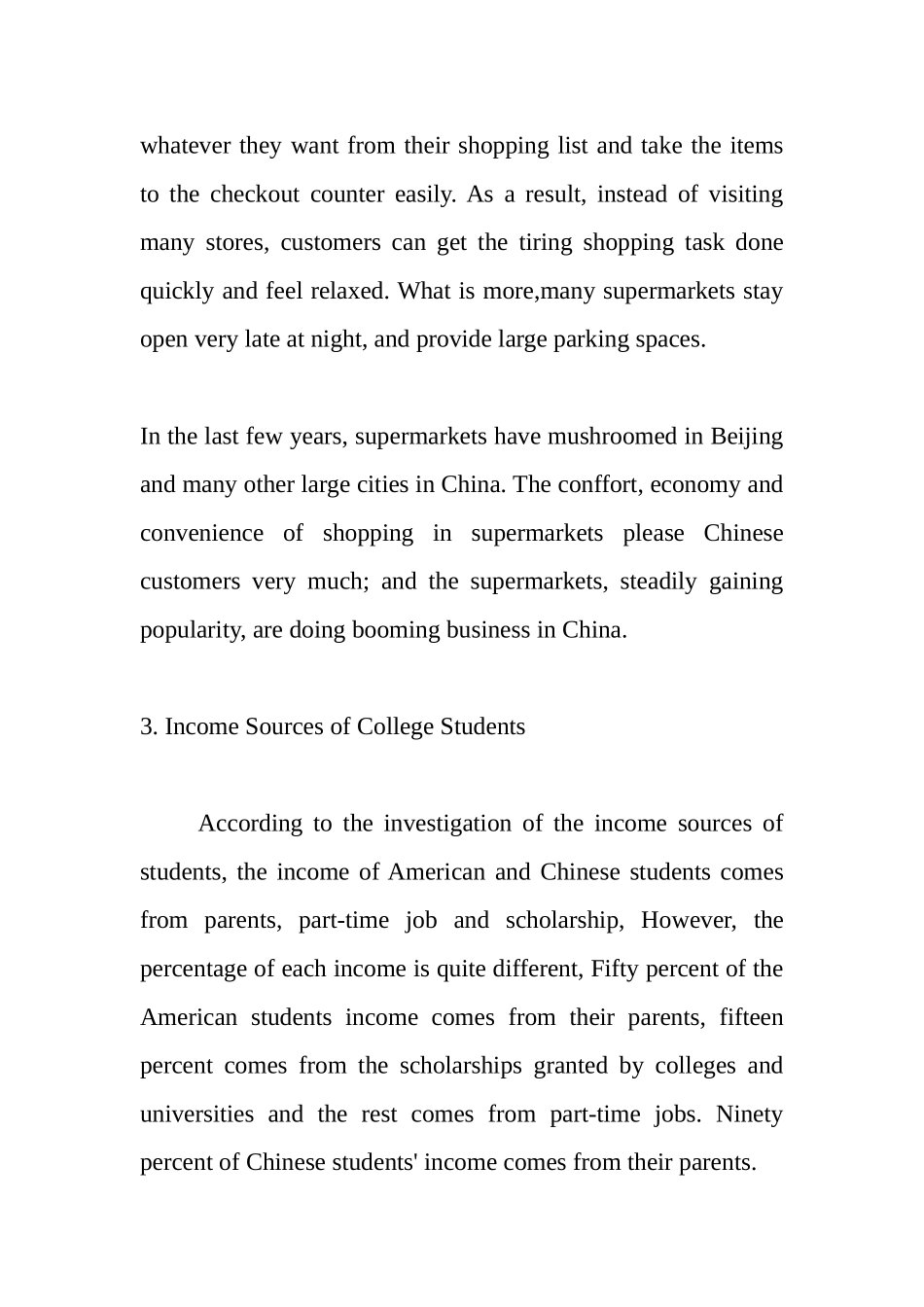 英语专业四级作文范文_第3页