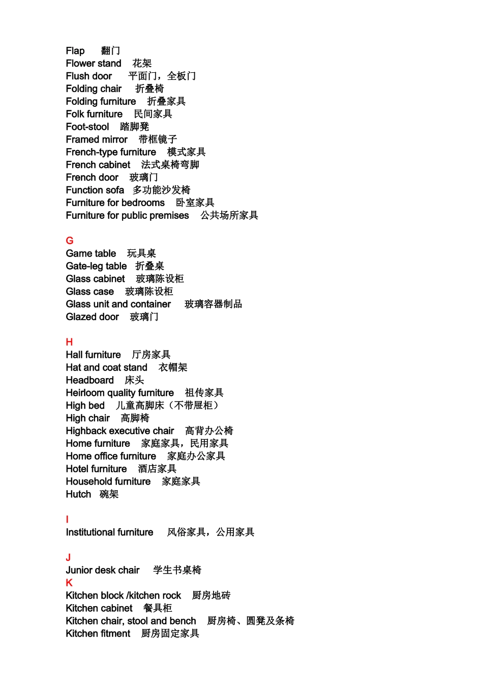 家居英语单词家居英语单词_第3页