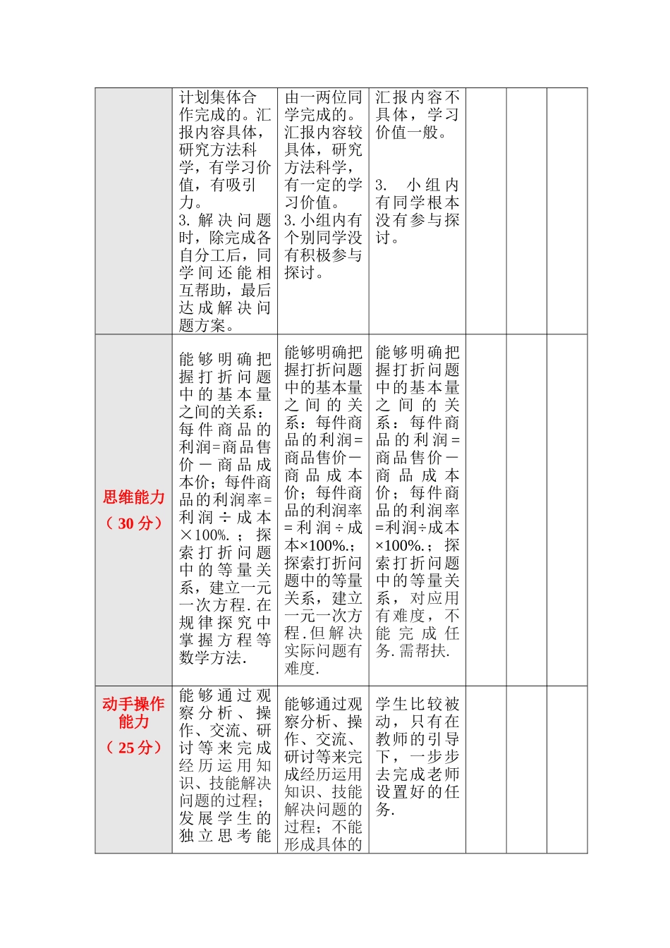 《一元一次方程主题单元设计评价》_第2页