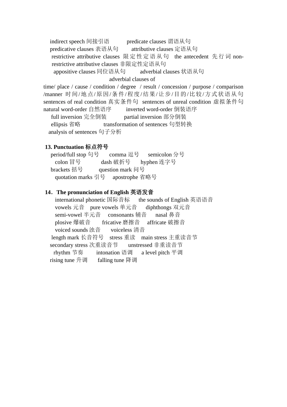 Englishgrammartermsoftenused英语语法常用词语_第3页