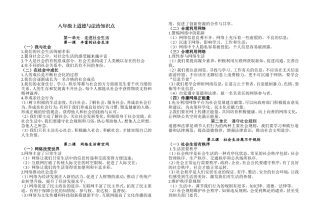 八年级上道德与法治知识点梳理汇总