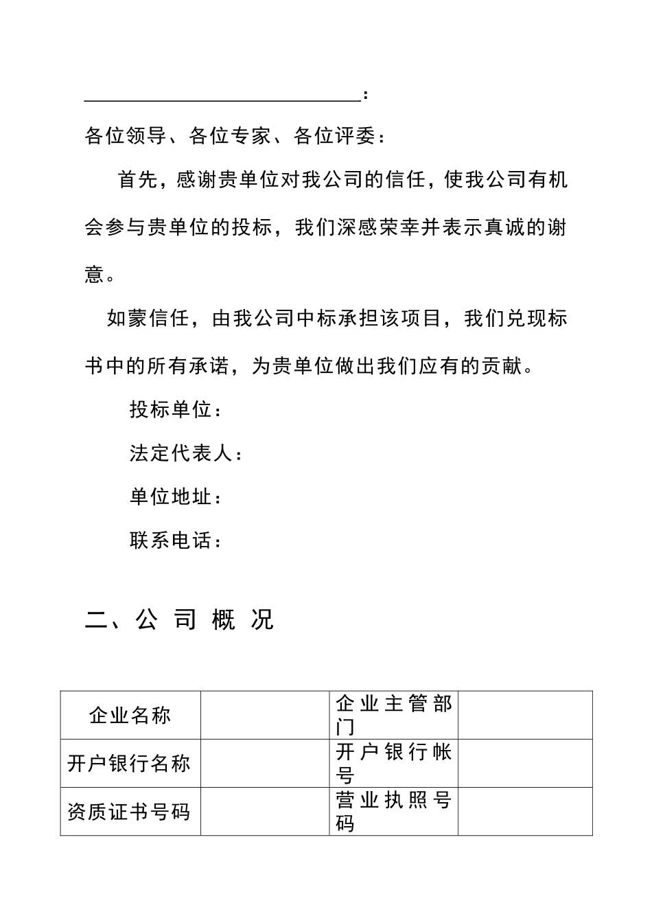 标书通用模板范文_第3页