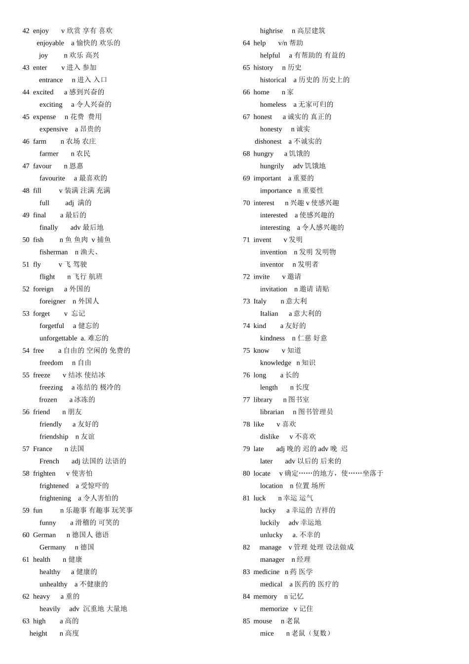 初中英语词性变化汇总_第2页