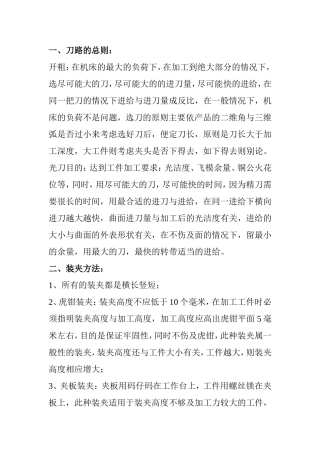 刀具的设计制作和流程知识点梳理汇总