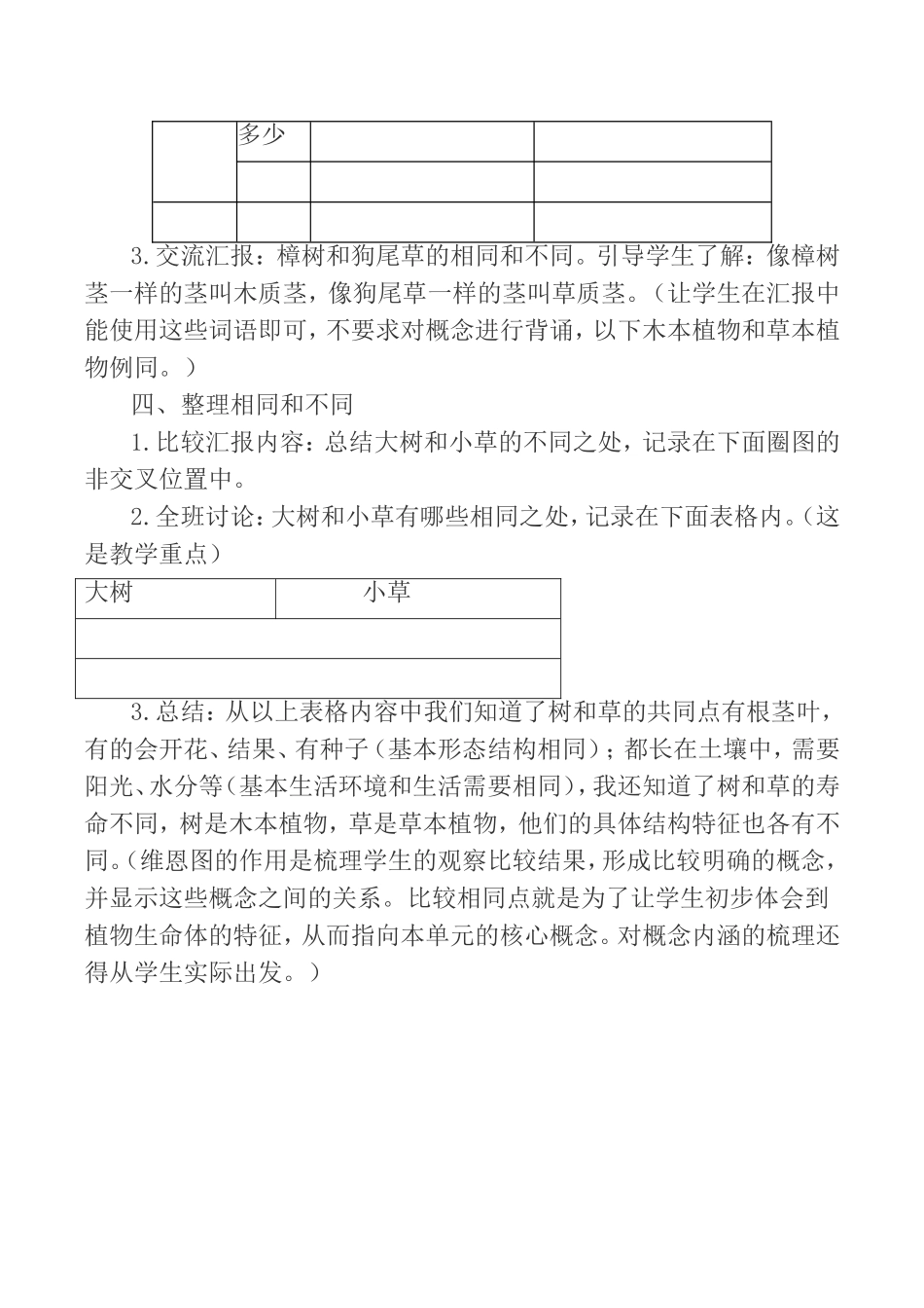 第三课  大树和小草 教学设计_第3页