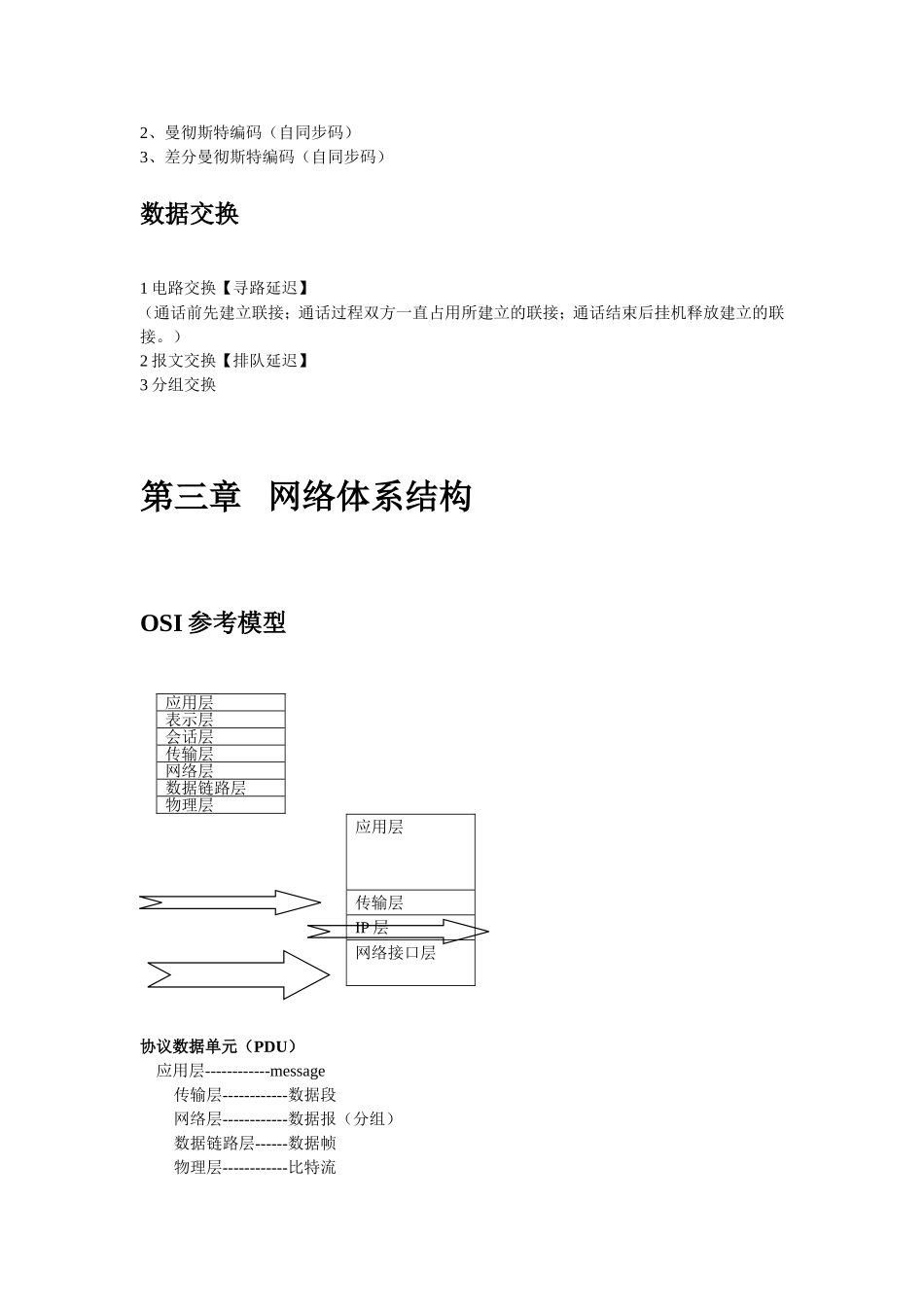 计算机网络概论课程知识点梳理汇总_第3页