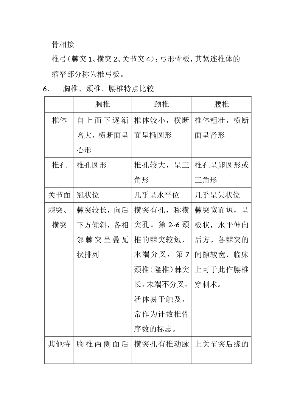 骨学课程知识点梳理重点（需拓展的名词）_第2页