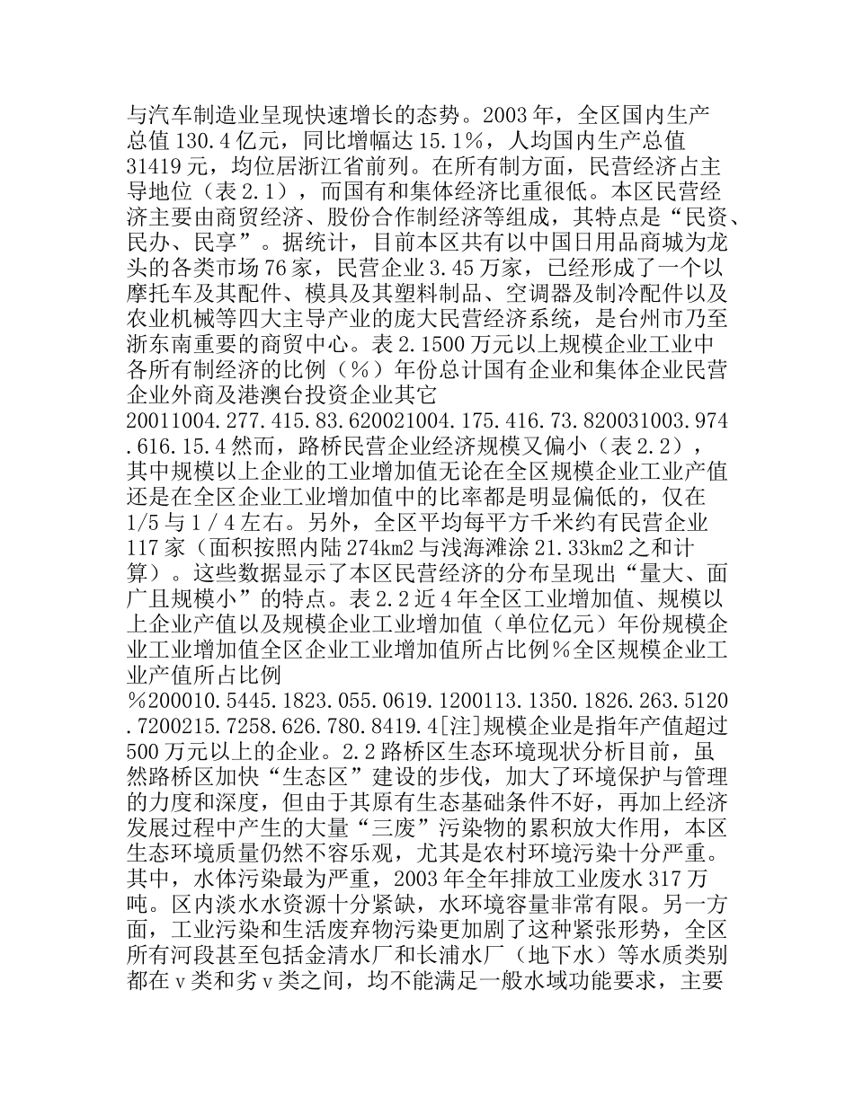 路桥区民营企业的环境行为与环境管理_第2页