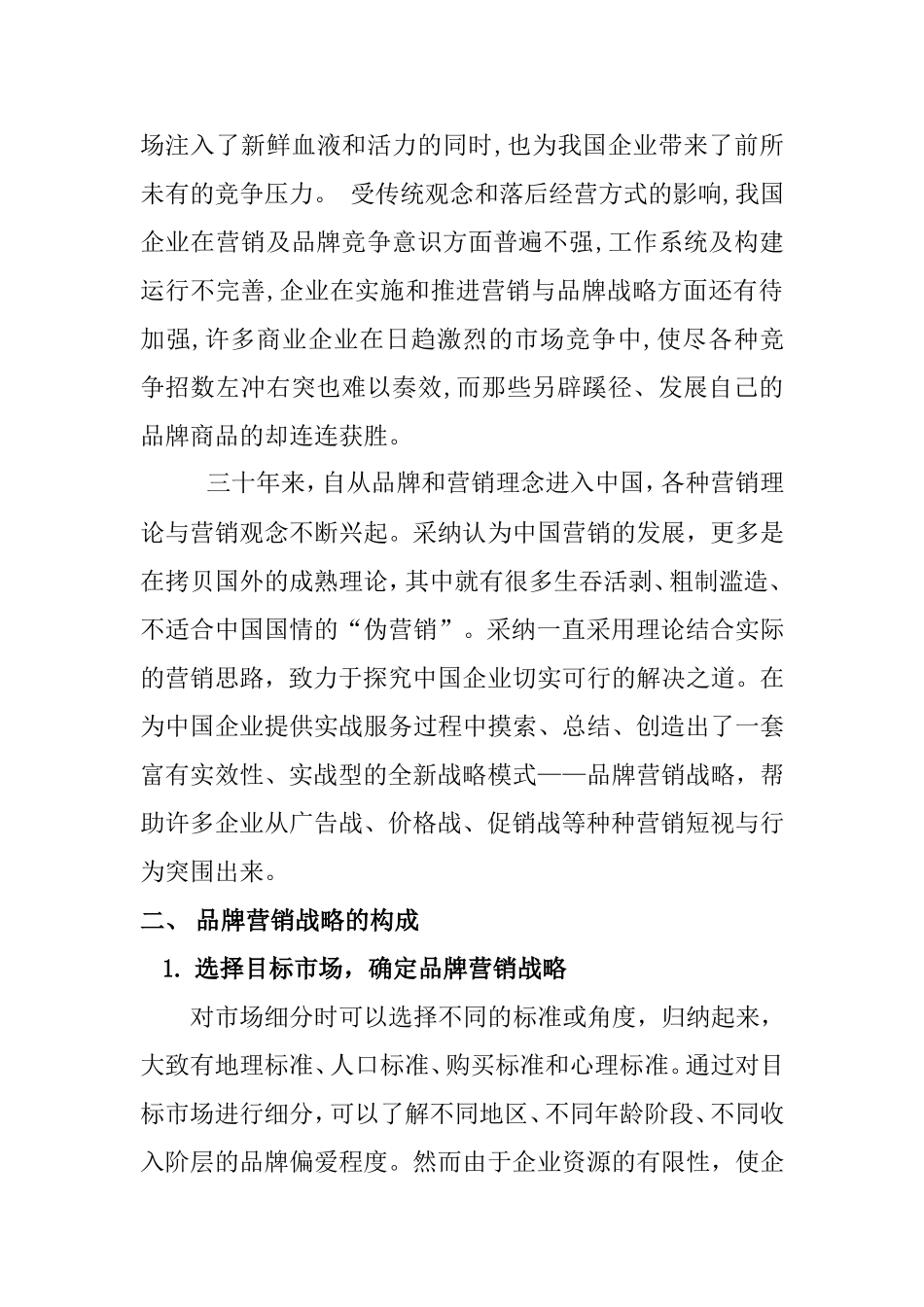 品牌营销战略分析研究_第3页