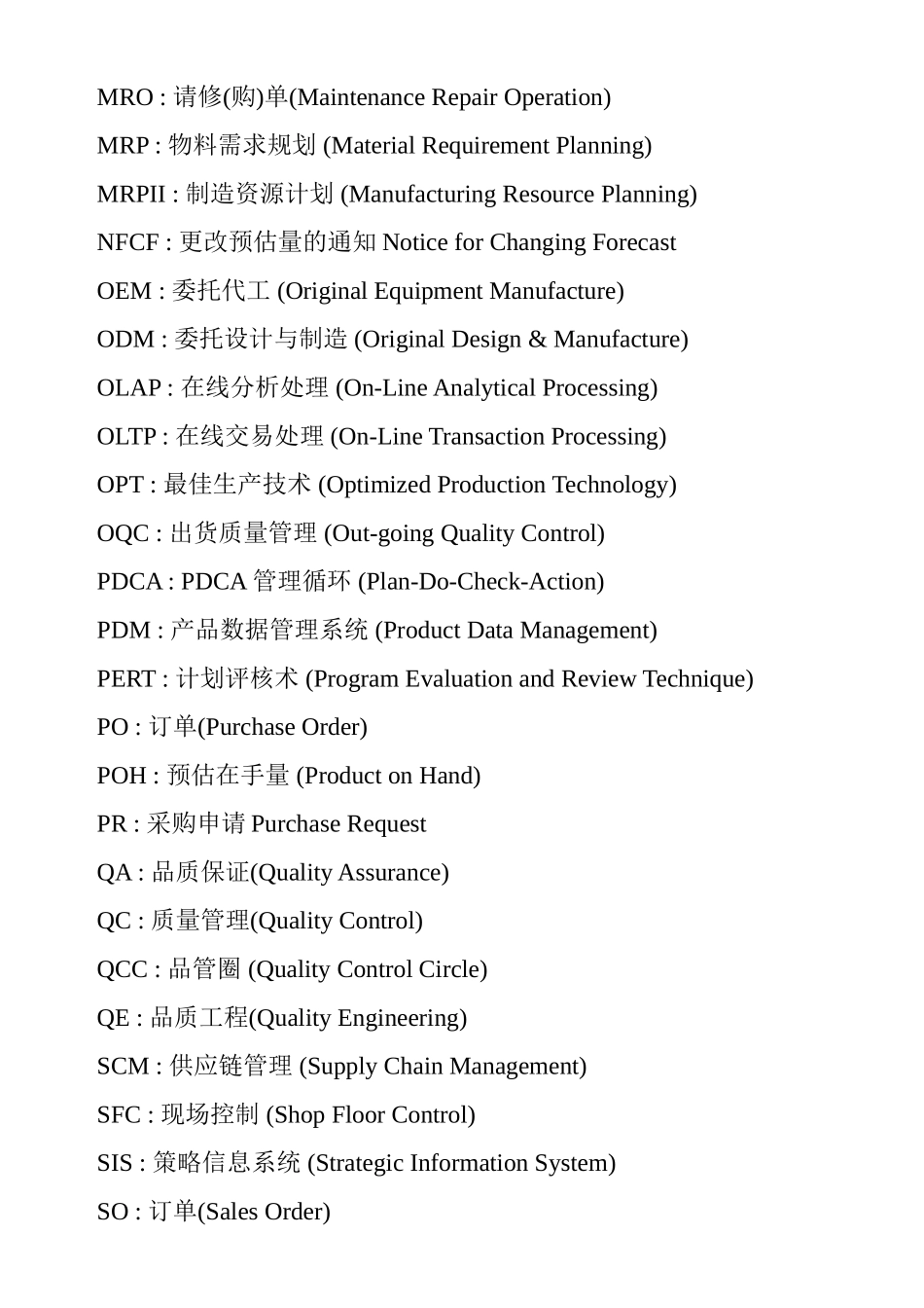 企业5S管理常用英语缩写_第3页